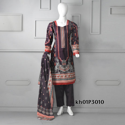 BinNoor Fab Khaddar 3Pcs Vol#1