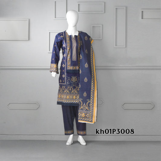 BinNoor Fab Khaddar 3Pcs Vol#1