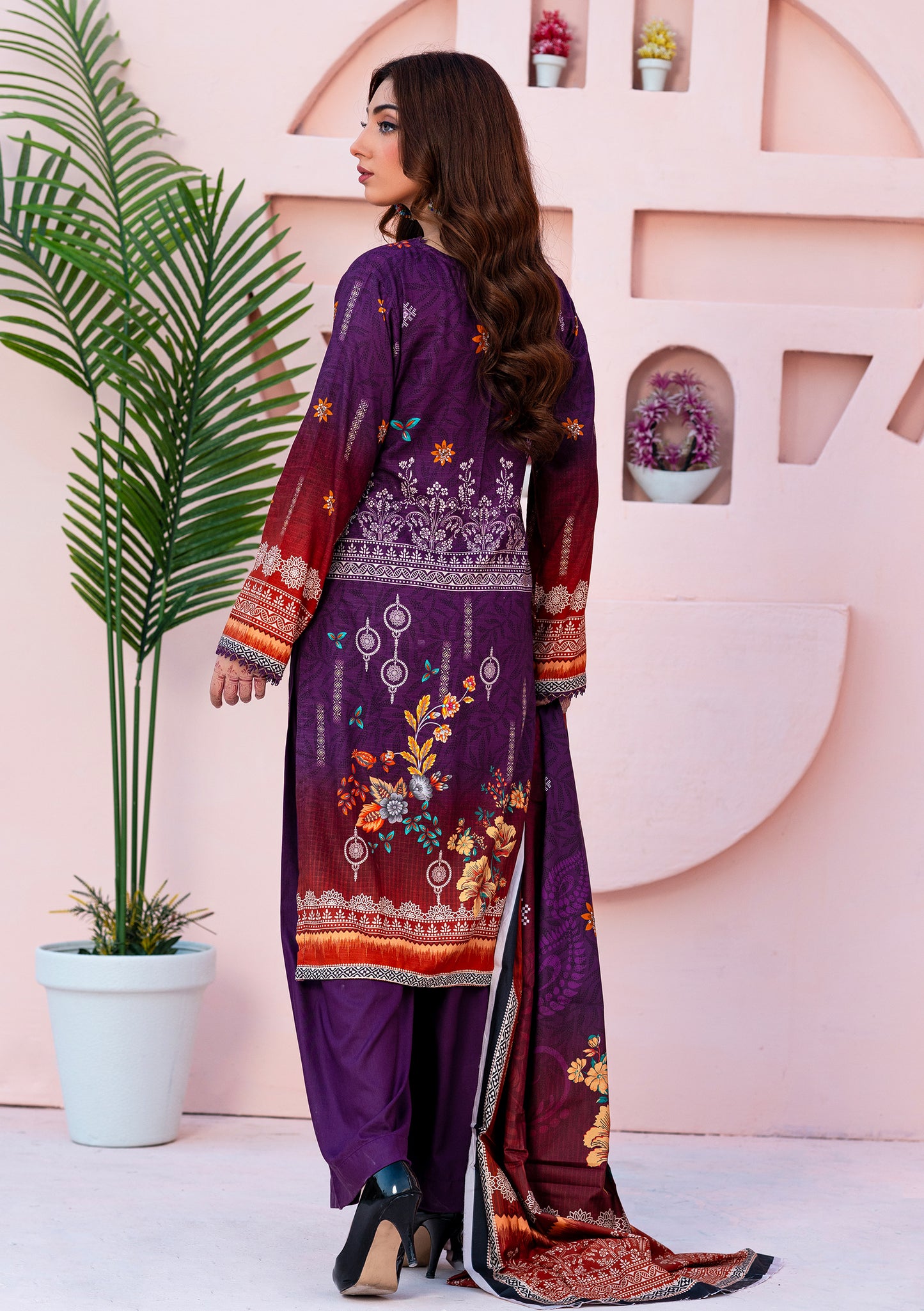 BinNoor Fab Linen Bana Dora 3pcs De-BL01-P3009