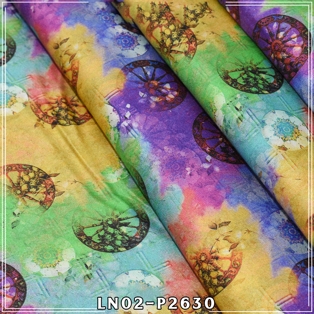 Nisha By BinNoor Fab Linen  De-LN02-P2630