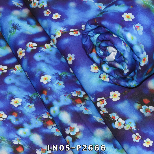 Nisha By BinNoor Fab Linen  De-LN05-P2666