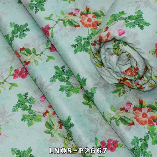 Nisha By BinNoor Fab Linen  De-LN05-P2667