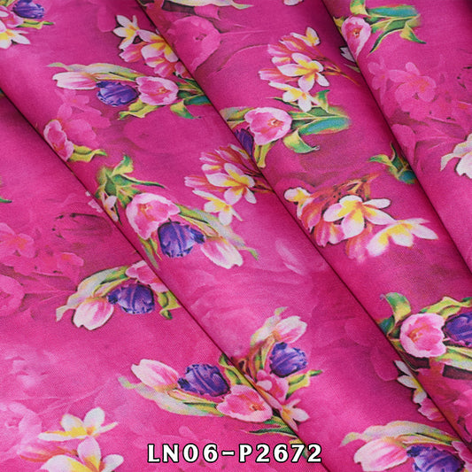 Nisha By BinNoor Fab Linen  De-LN06-P2672