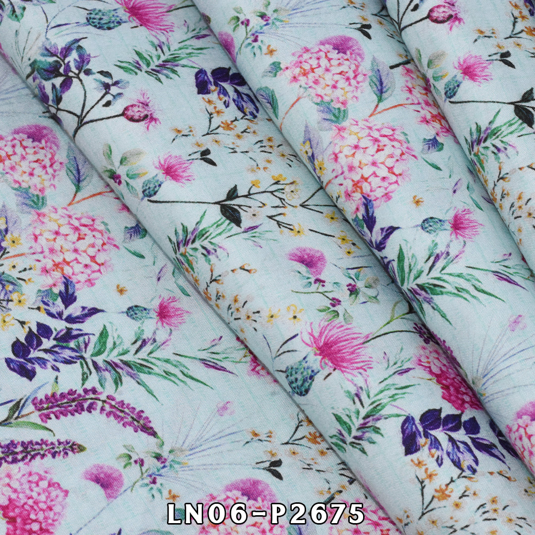 Nisha By BinNoor Fab Linen  De-LN06-P2675