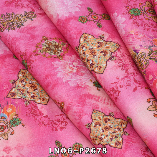 Nisha By BinNoor Fab Linen  De-LN06-P2678