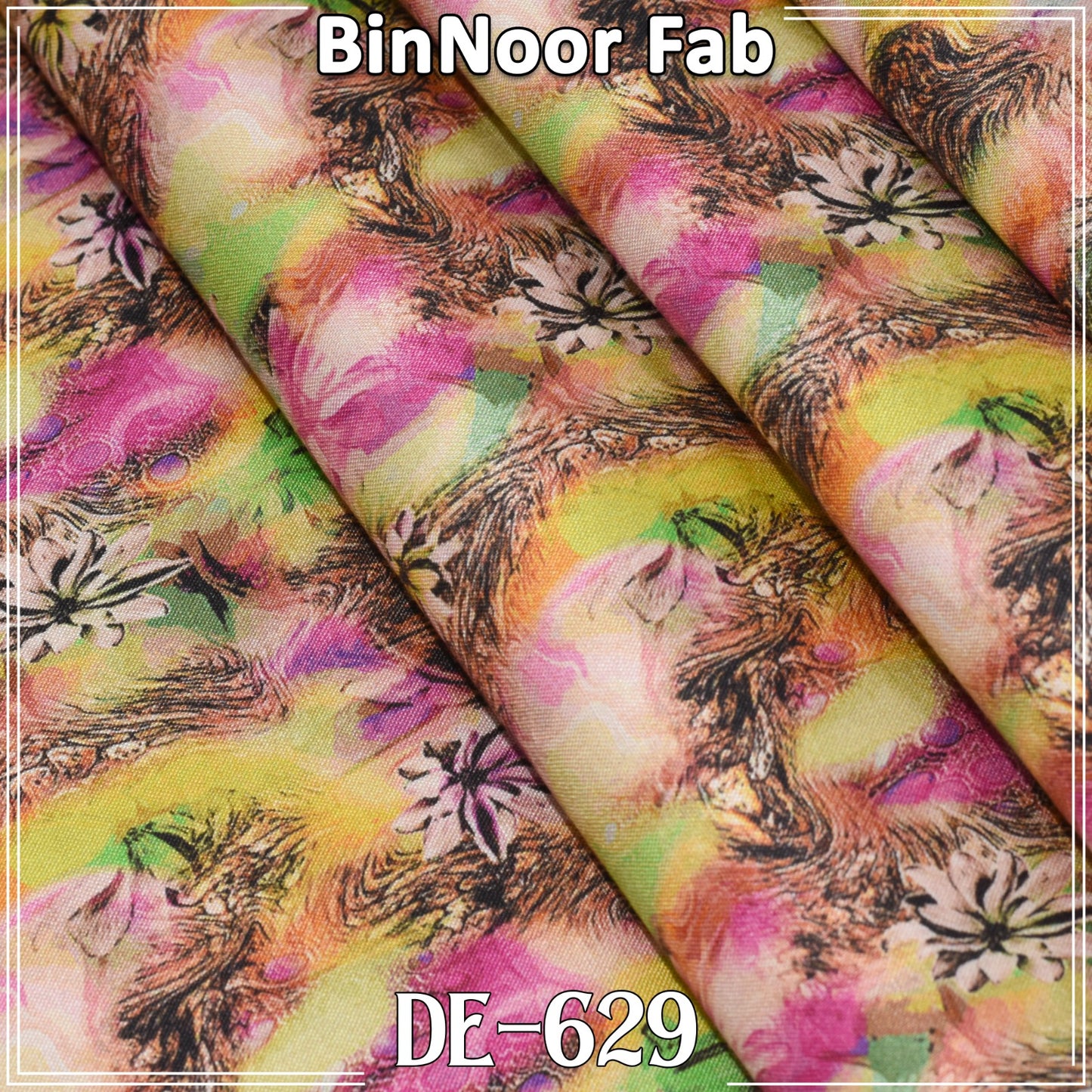 Nisha By BinNoor Fab Linen  De-LN02-P2629