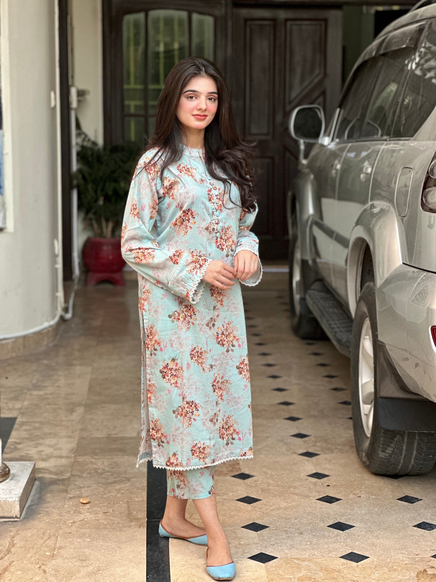 BinNoor Fab Lawn Stitched 2Pcs DE-LA07-P2-S064