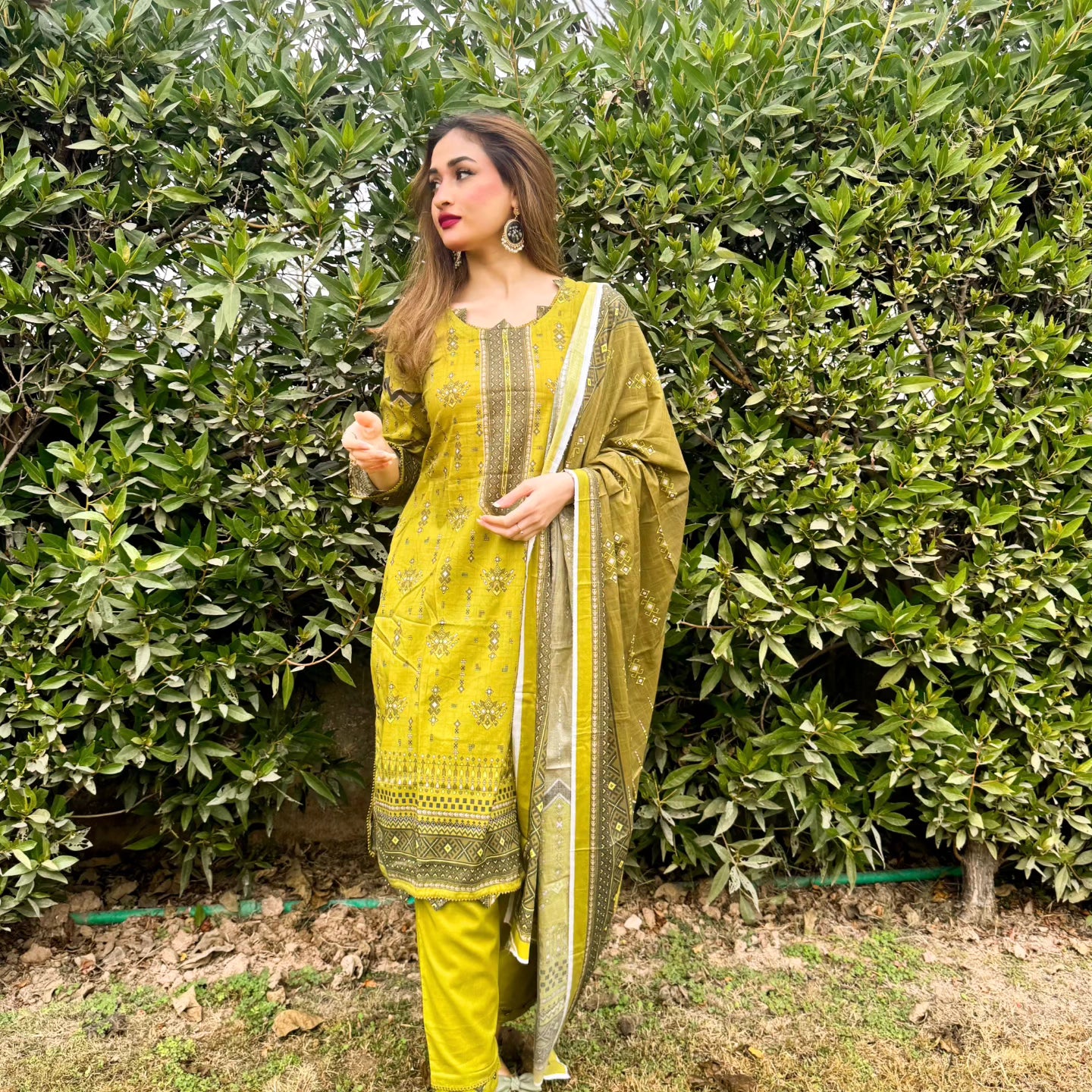 BinNoor Fab Lawn 3Pcs De-LA01-P3007