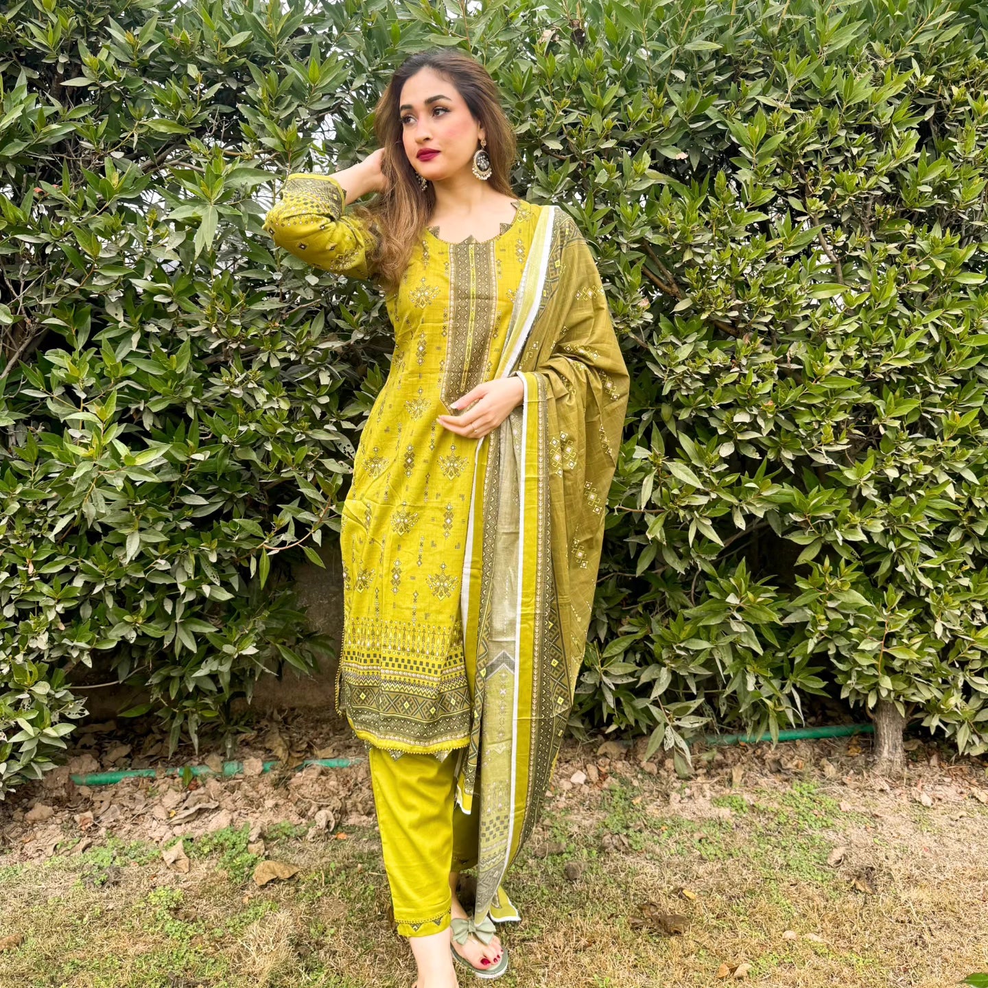 BinNoor Fab Lawn 3Pcs De-LA01-P3007